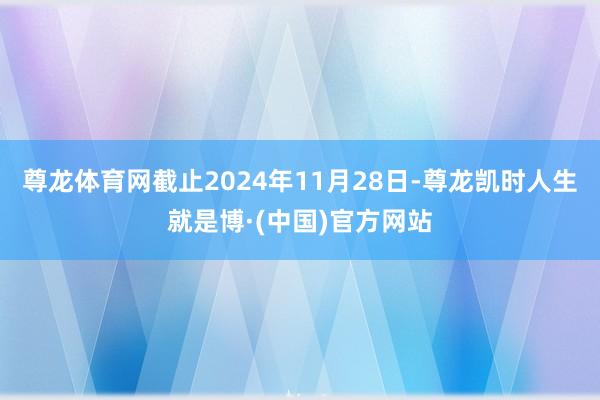 尊龙体育网截止2024年11月28日-尊龙凯时人生就是博·(中国)官方网站