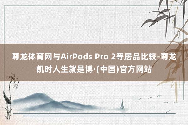 尊龙体育网与AirPods Pro 2等居品比较-尊龙凯时人生就是博·(中国)官方网站