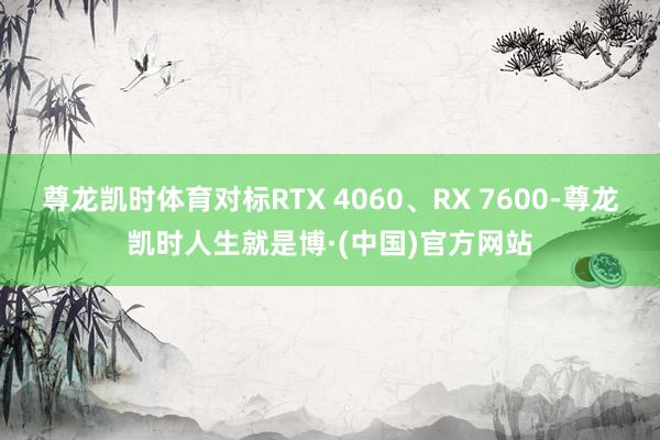 尊龙凯时体育对标RTX 4060、RX 7600-尊龙凯时人生就是博·(中国)官方网站
