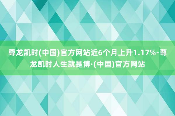尊龙凯时(中国)官方网站近6个月上升1.17%-尊龙凯时人生就是博·(中国)官方网站