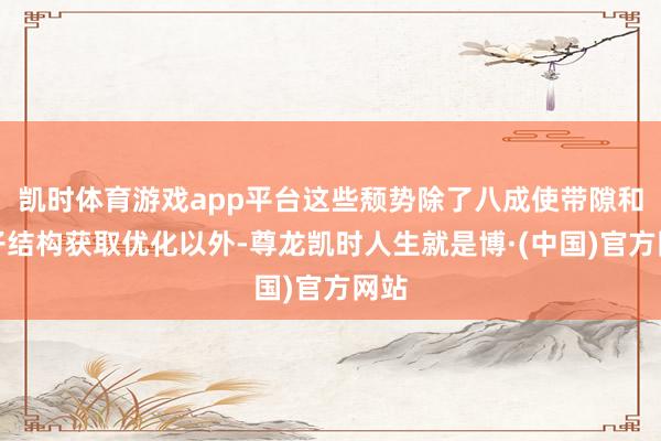 凯时体育游戏app平台这些颓势除了八成使带隙和电子结构获取优化以外-尊龙凯时人生就是博·(中国)官方网站